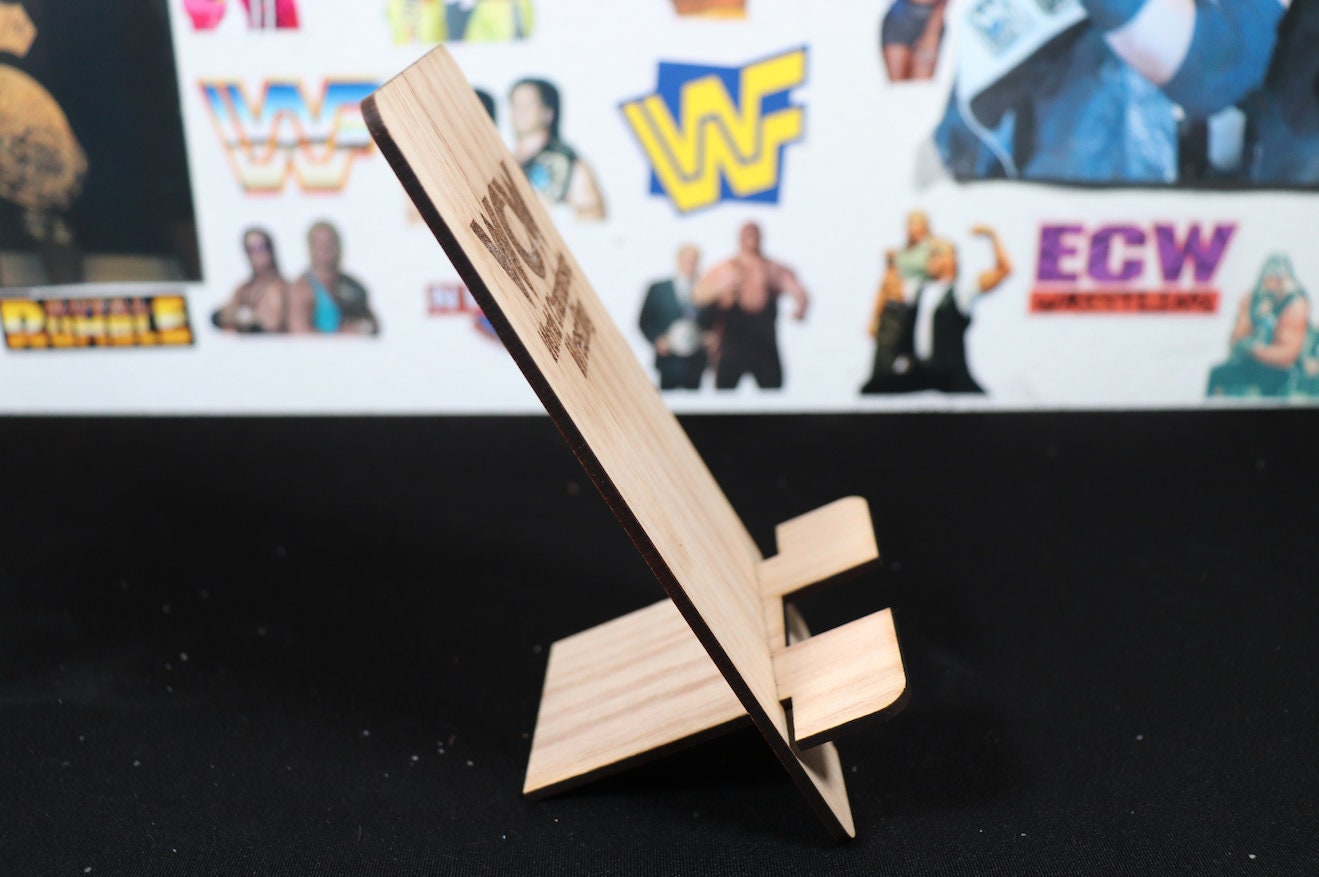 vvCvv Wooden Stand for Figures & Phones (Valentines Day, Valentine, Birthday, Gift, For Him, Present, Phone Stand, Action Figure Display)