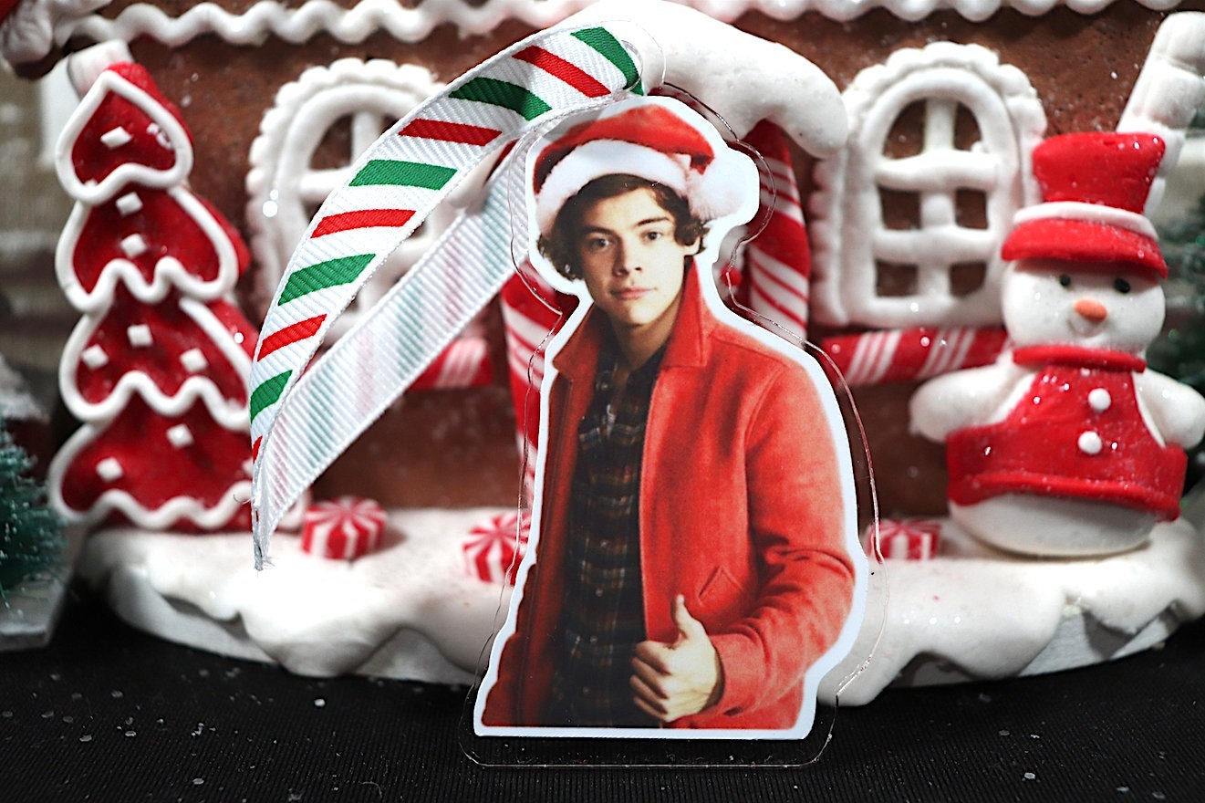 Harry Styles Acrylic Christmas Tree Ornament 4