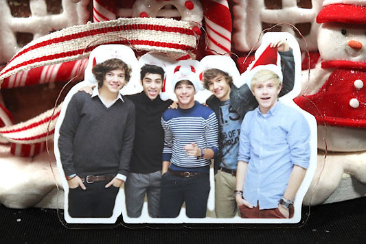 One Direction Acrylic Christmas Tree Ornament 2