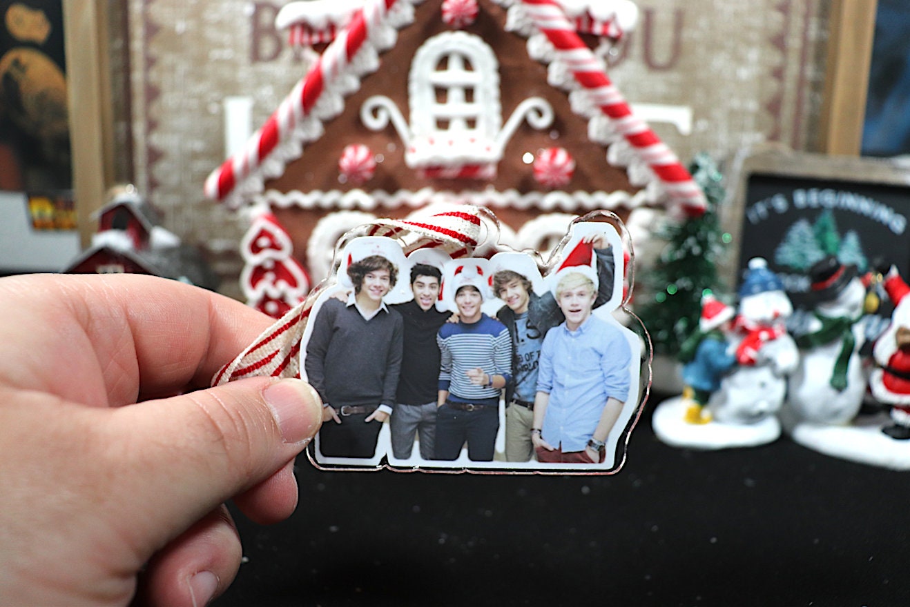 One Direction Acrylic Christmas Tree Ornament 2