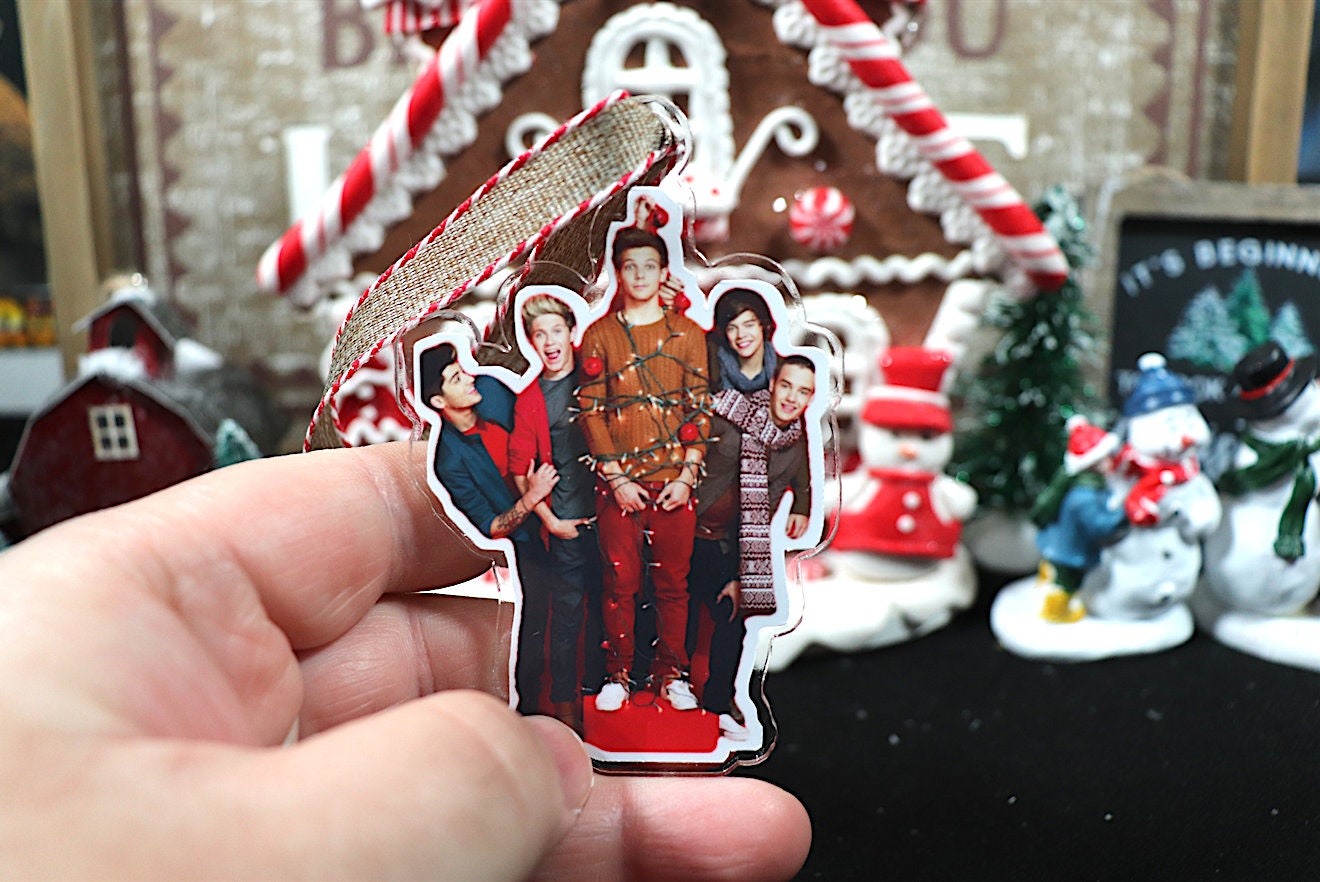 One Direction Acrylic Christmas Tree Ornament 3