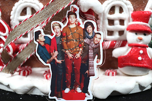 One Direction Acrylic Christmas Tree Ornament 3