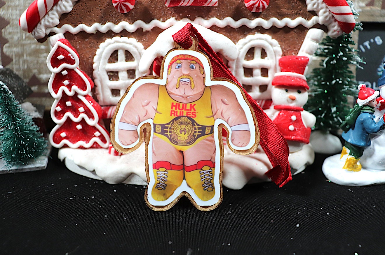 Hulk Hogan "Buddy" Acrylic Christmas Tree Ornament