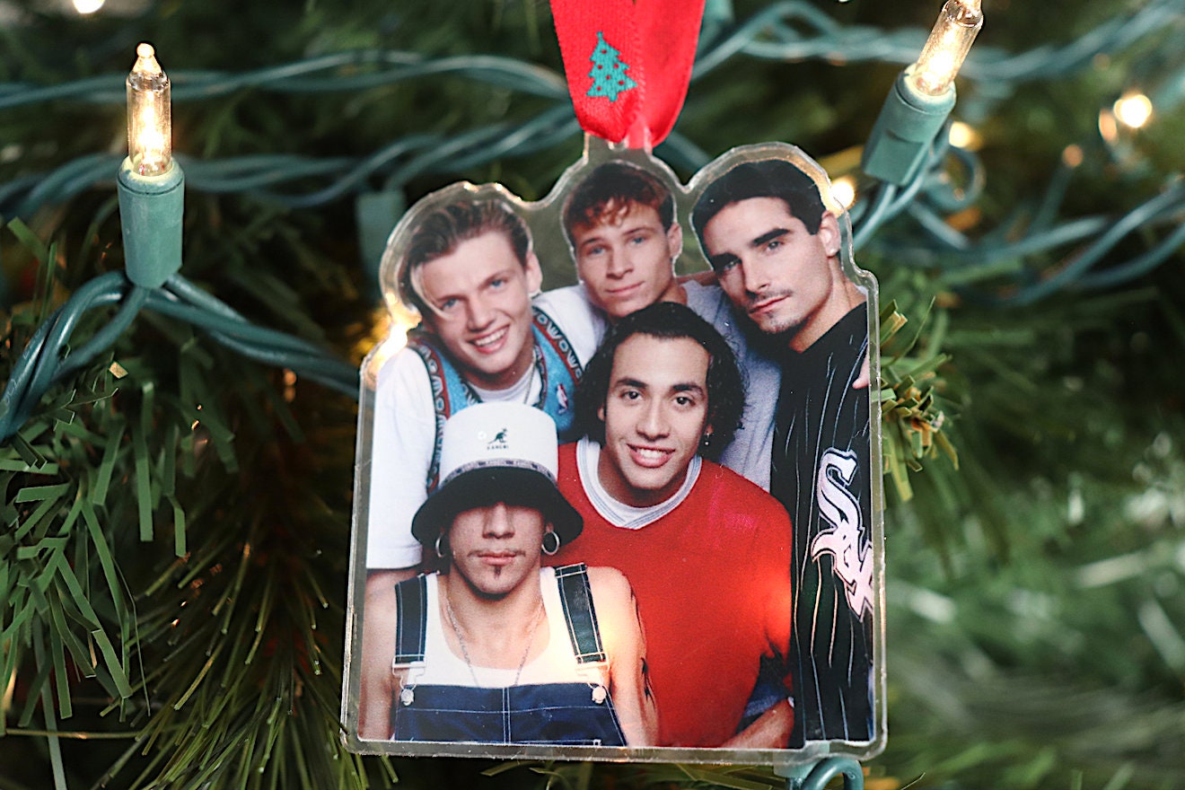 Backstreet Boys Christmas Ornament