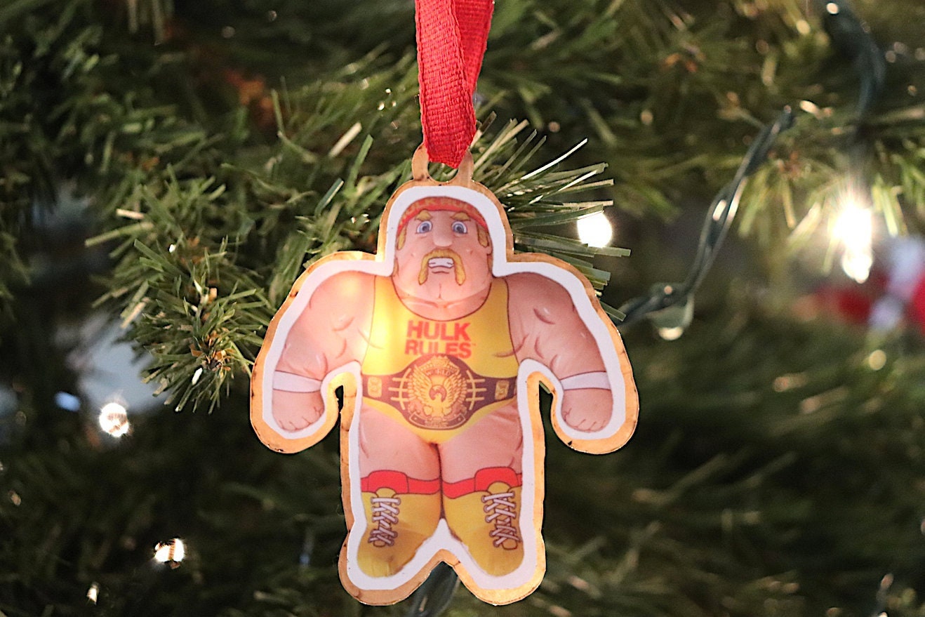 Hulk Hogan "Buddy" Acrylic Christmas Tree Ornament