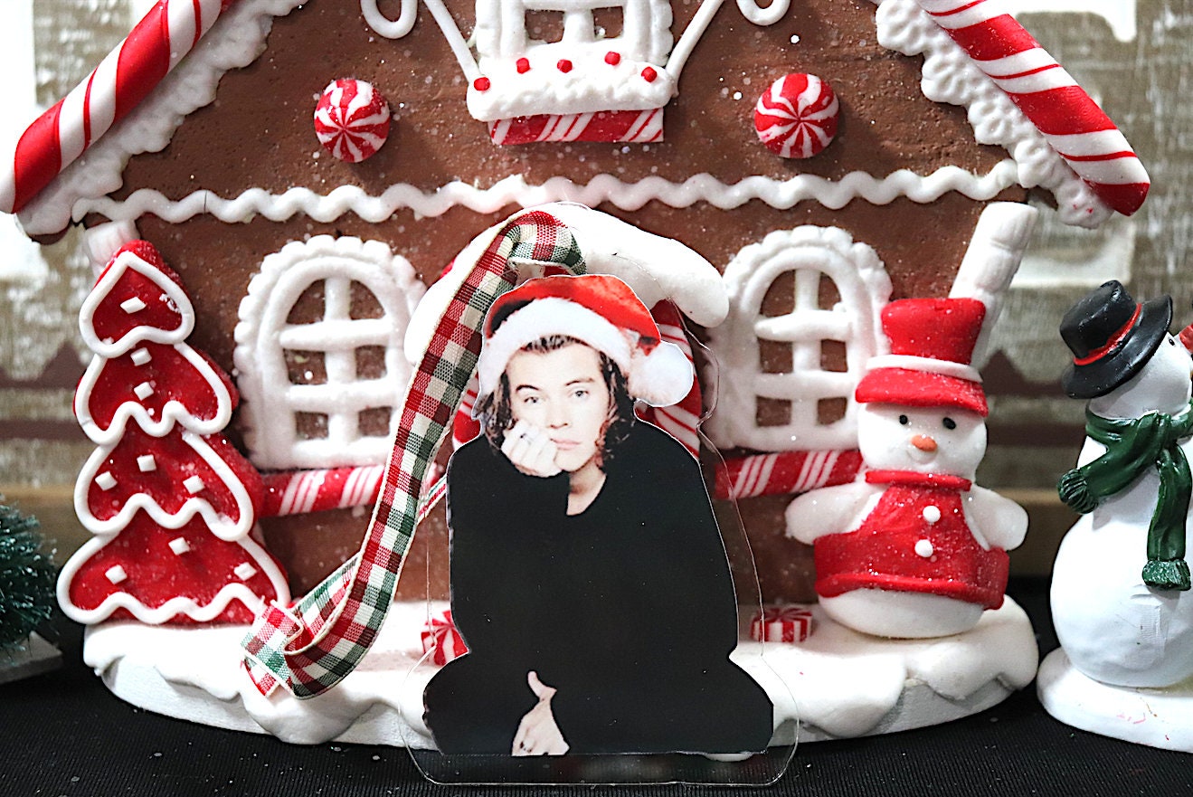 Harry Styles Acrylic Christmas Tree Ornament 3