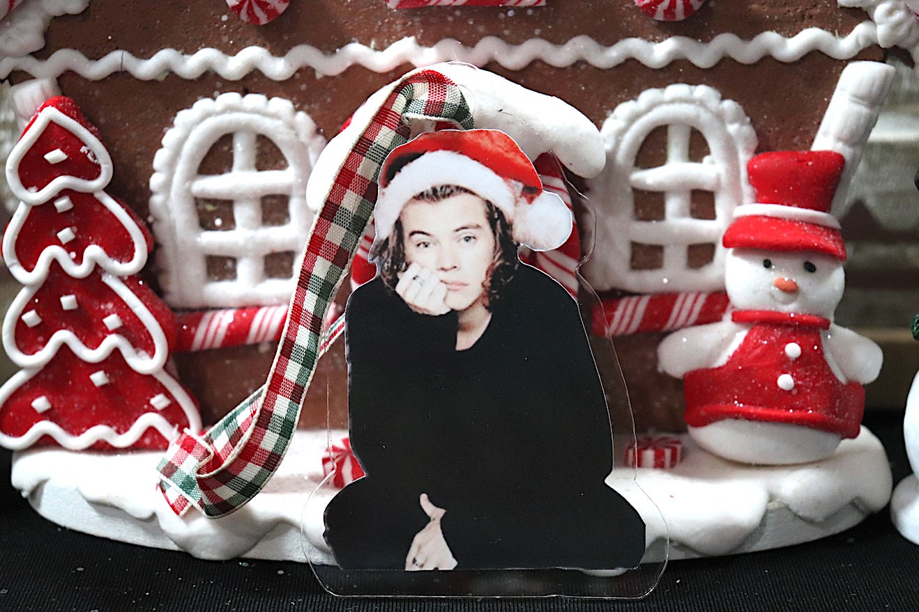 Harry Styles Acrylic Christmas Tree Ornament 3