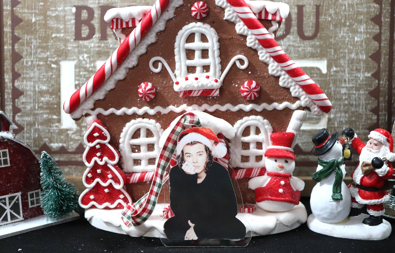 Harry Styles Acrylic Christmas Tree Ornament 3