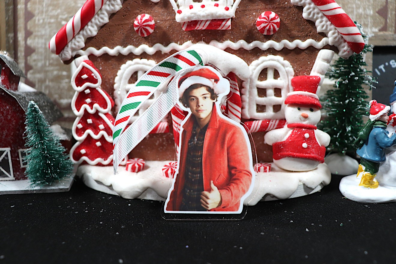 Harry Styles Acrylic Christmas Tree Ornament 4