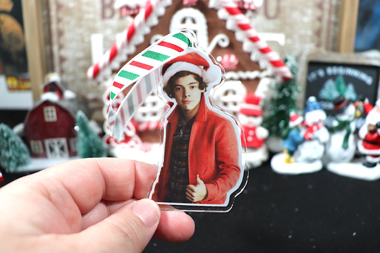 Harry Styles Acrylic Christmas Tree Ornament 4