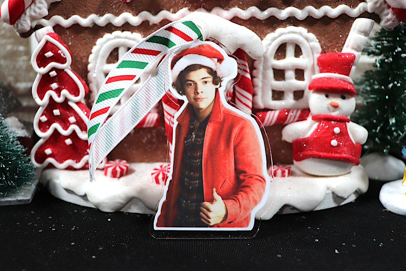 Harry Styles Acrylic Christmas Tree Ornament 4