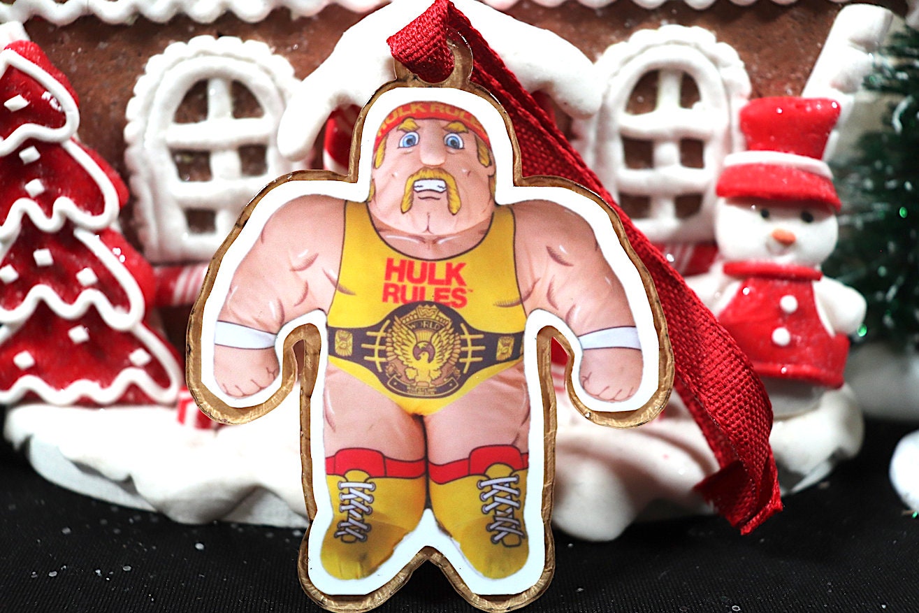 Hulk Hogan "Buddy" Acrylic Christmas Tree Ornament