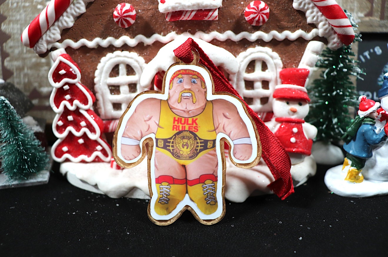 Hulk Hogan "Buddy" Acrylic Christmas Tree Ornament