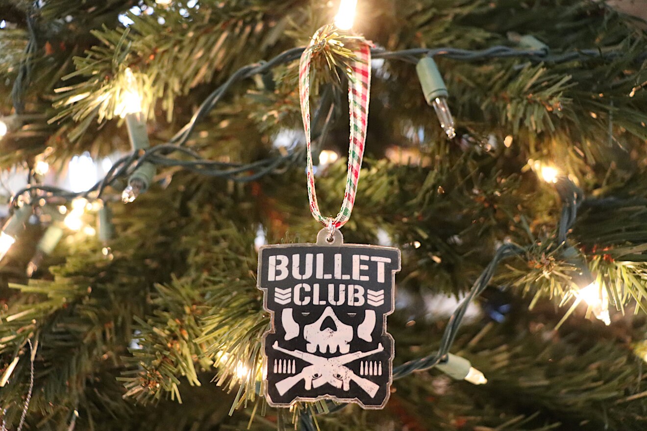 Bullet Club Acrylic Christmas Tree Ornament