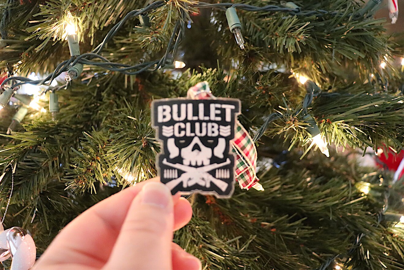 Bullet Club Acrylic Christmas Tree Ornament