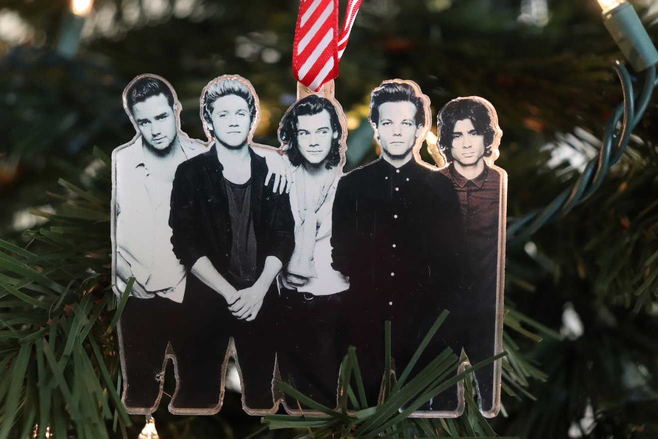 One Direction Acrylic Christmas Tree Ornament