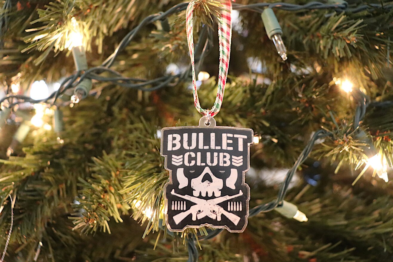 Bullet Club Acrylic Christmas Tree Ornament