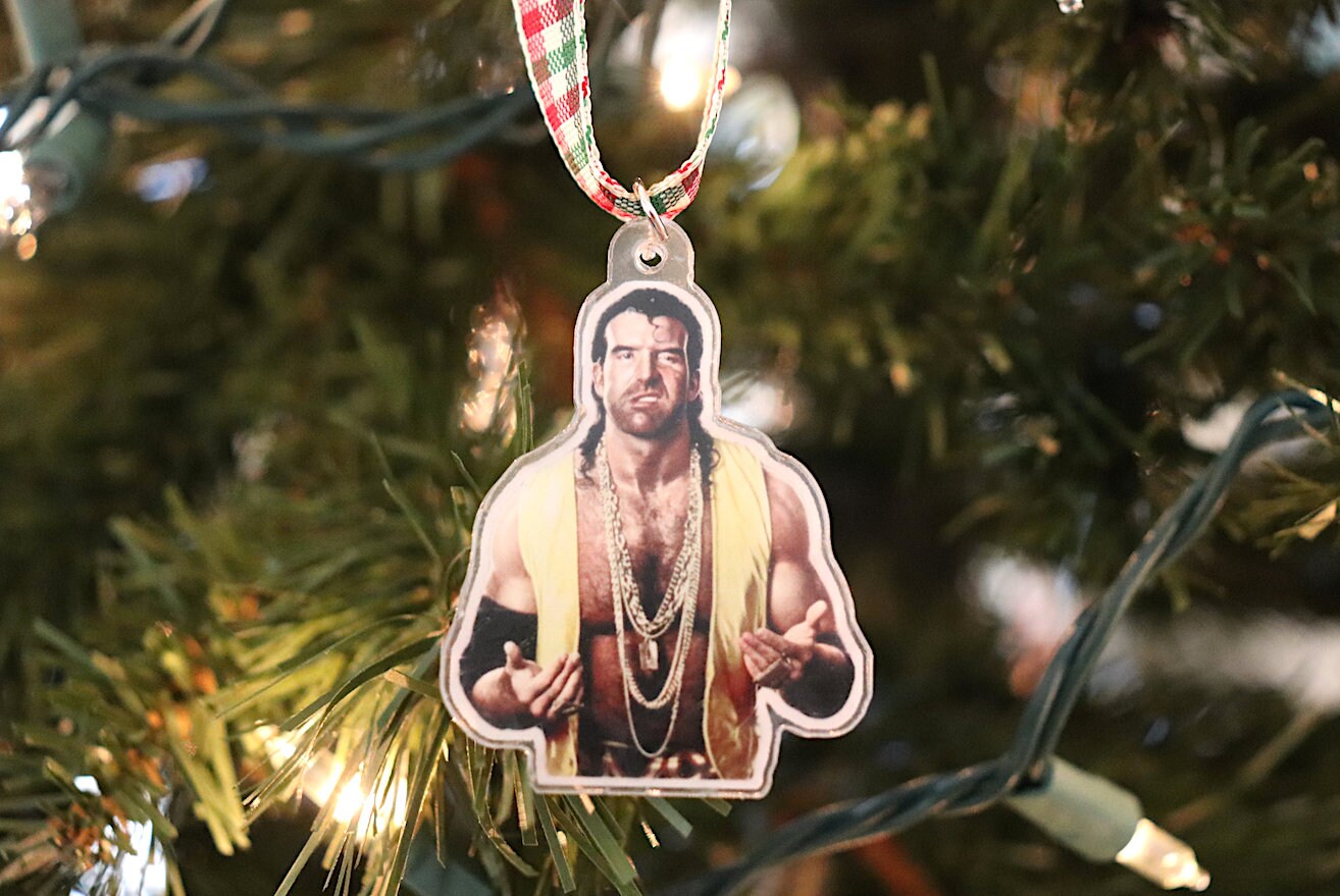 Razor Acrylic Christmas Tree Ornament [Scott Hall, Holiday, Secret Santa, Christmas Gift, Present, Hulk Hogan, Randy Savage, Black Friday]