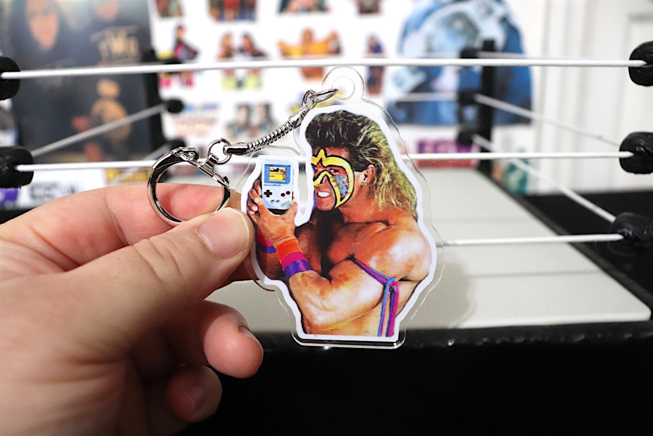 Ultimate Warrior GB KeyChain [Hulk Hogan - Ric Flair - KeyChains - Pop Culture - Birthday Gift, Valentines Day Gift, Valentines Day]