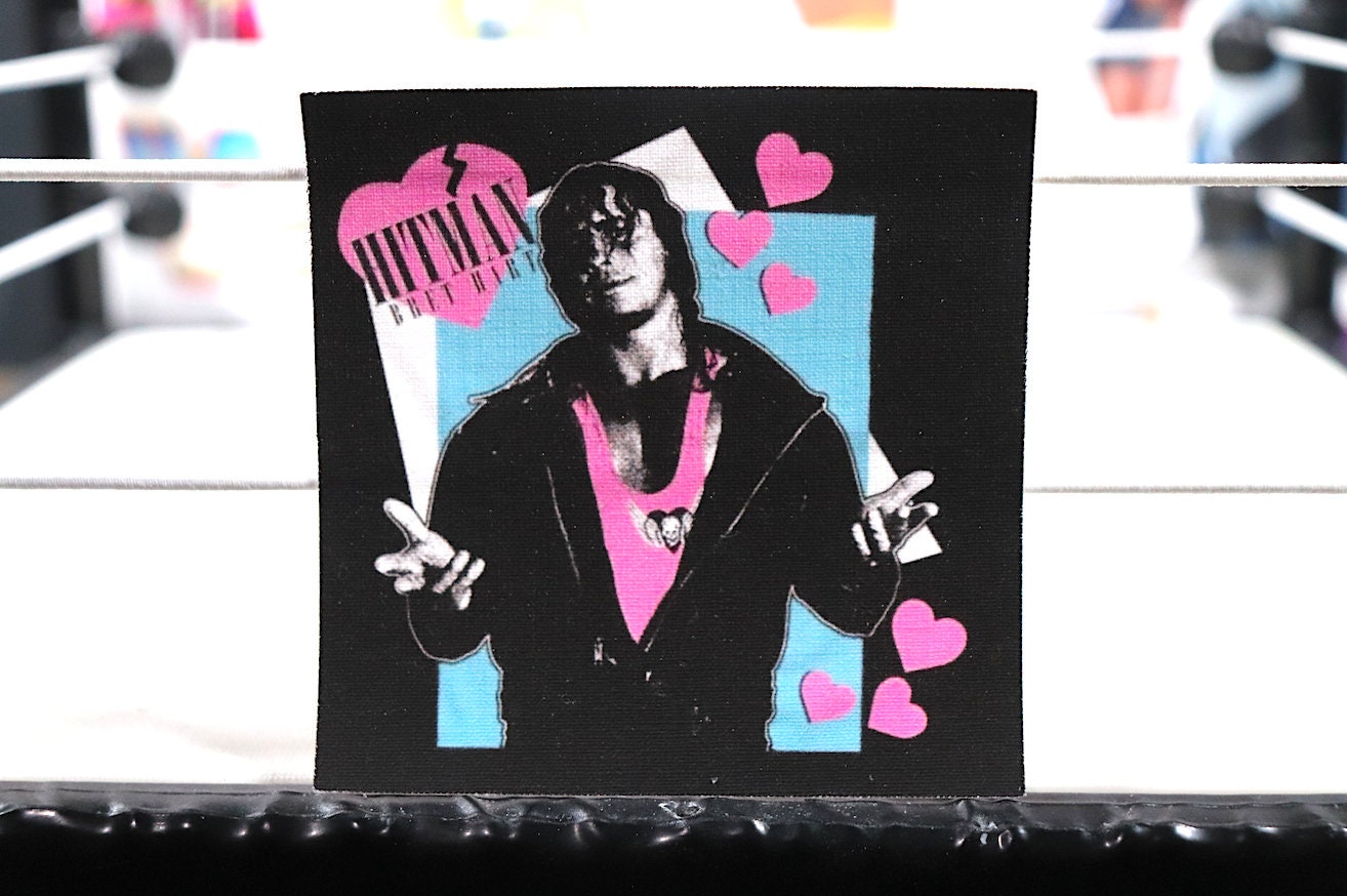 Bret Hitman Hart 90s Iron On Patch