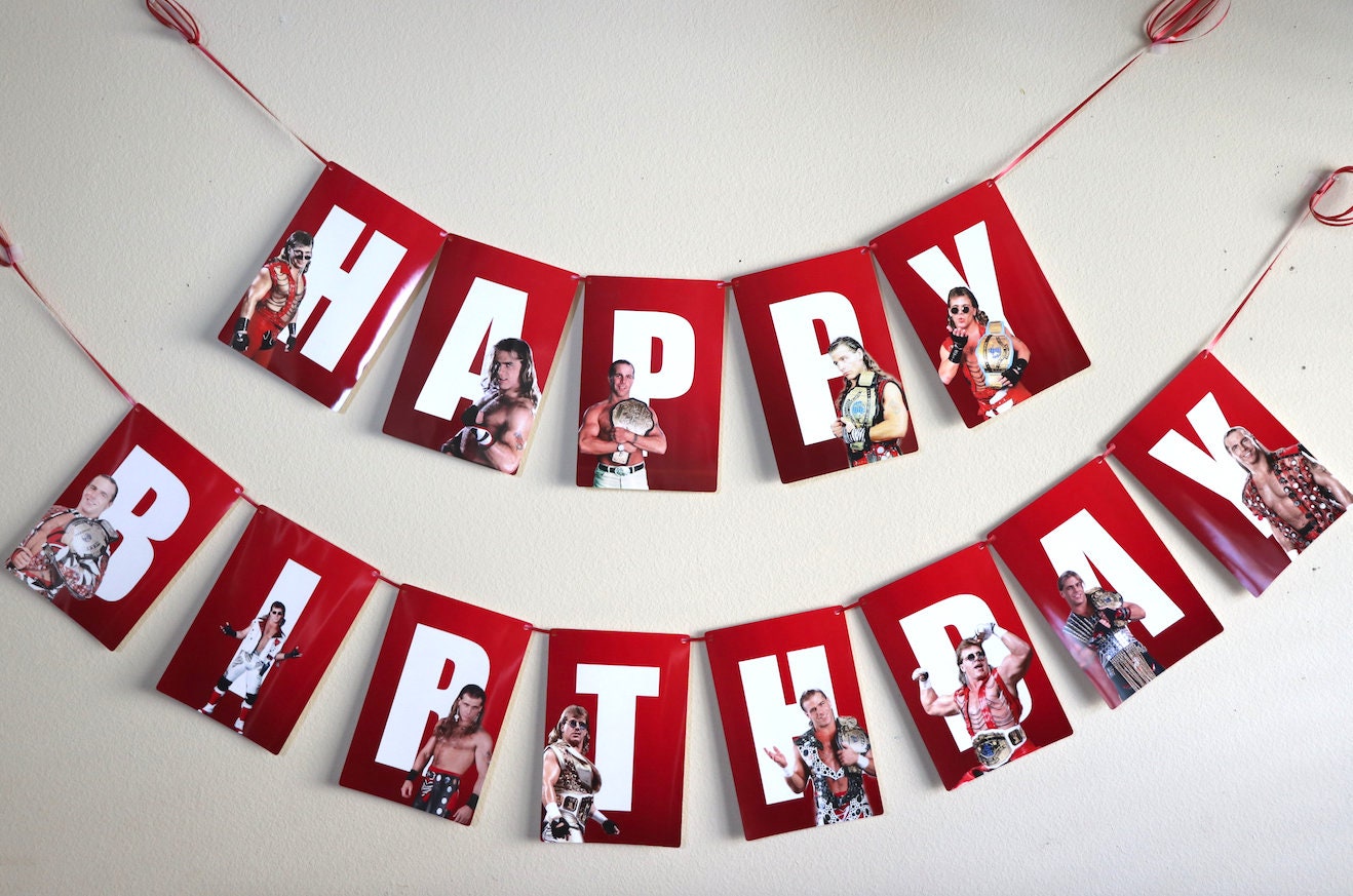 Shawn Michaels Happy Birthday Banner