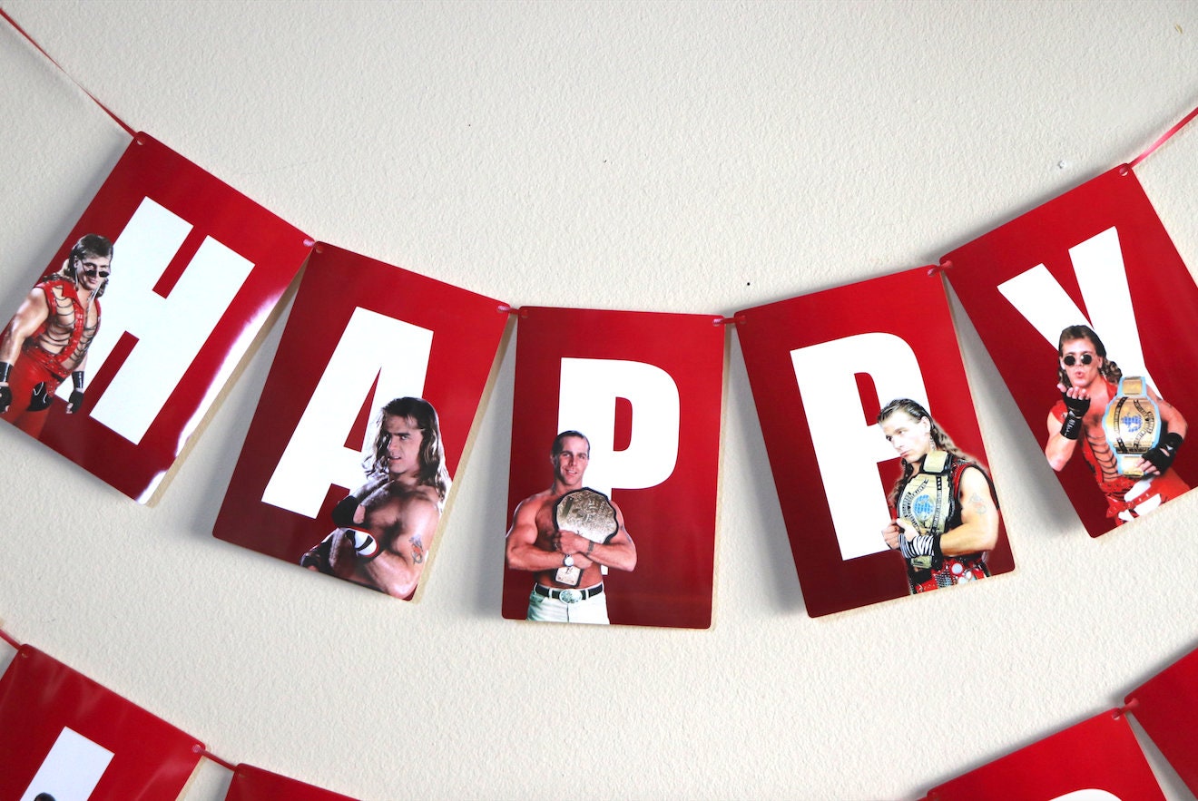 Shawn Michaels Happy Birthday Banner