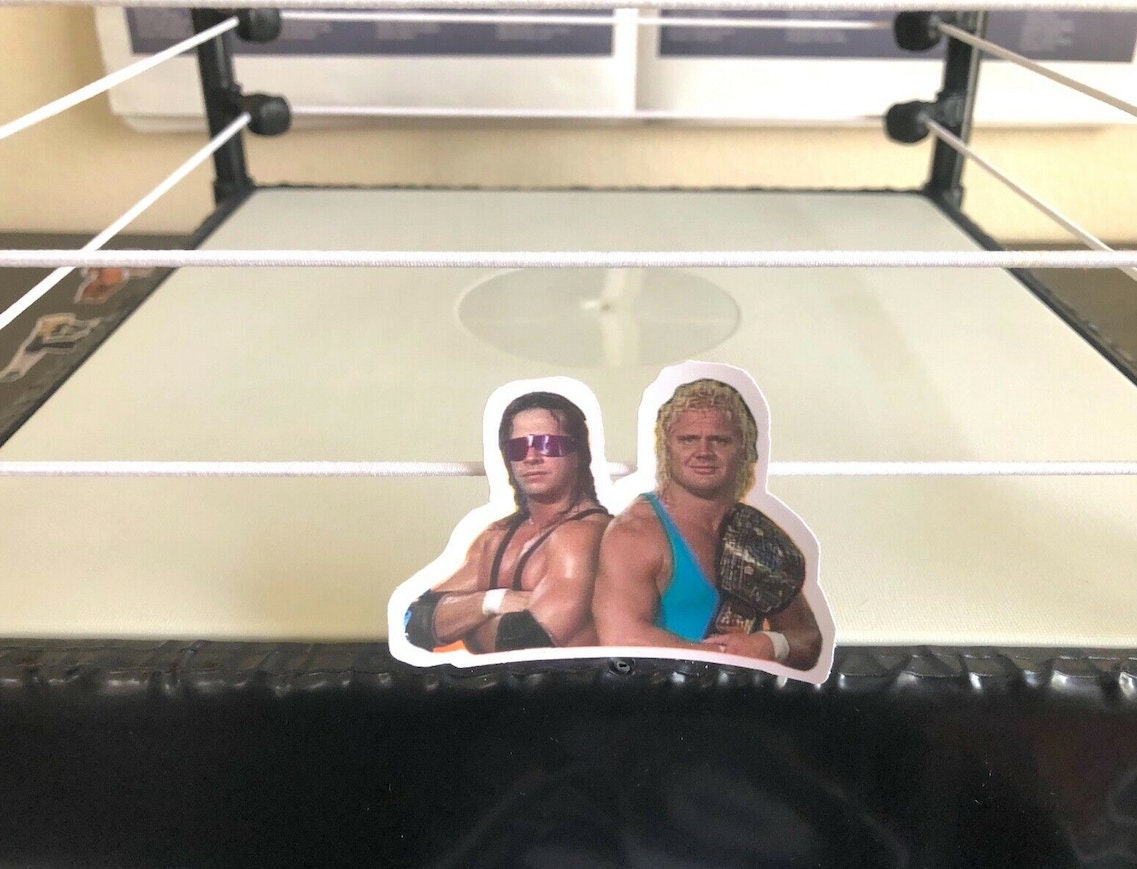 Bret Hart X Curt Hennig Sticker