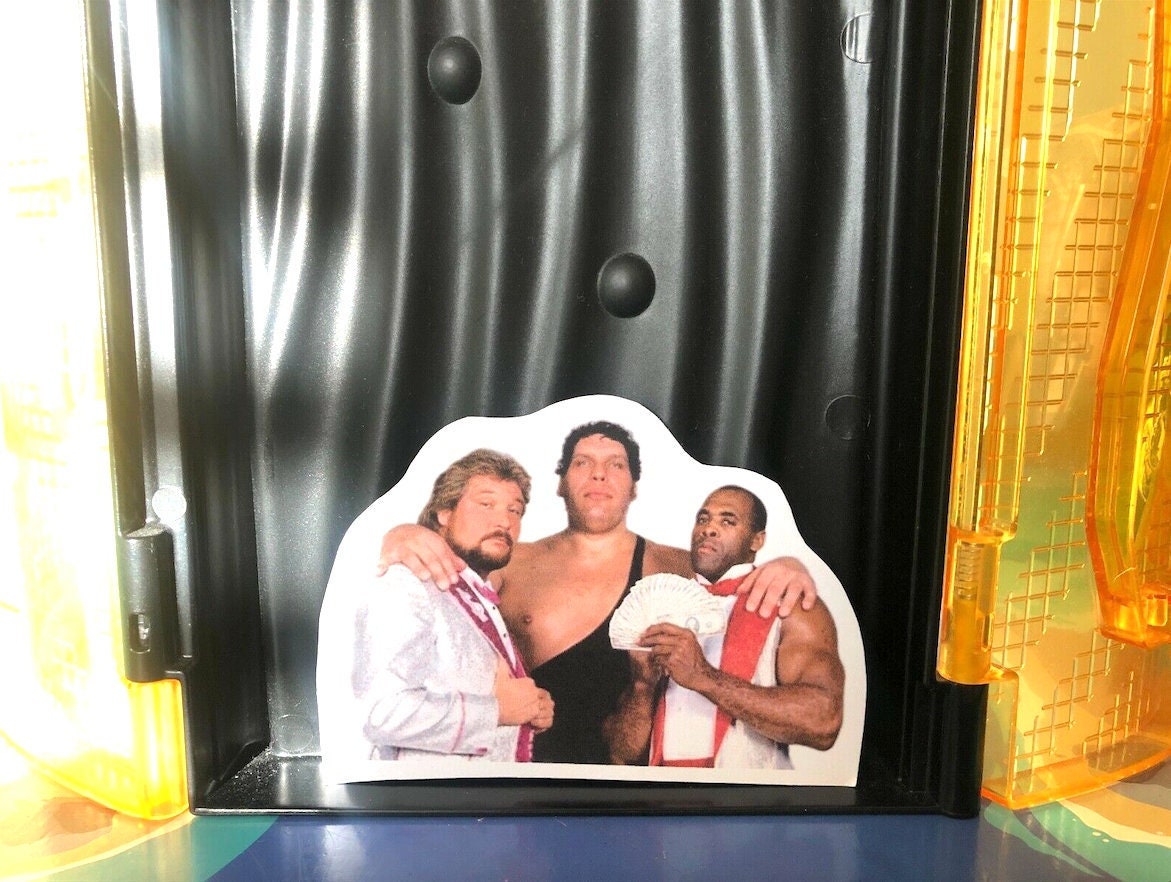 Ted Dibiase, Andre The Giant & Virgil Sticker (Ted Dibiase - Hulk Hogan - Randy Savage - Ric Flair - Ultimate Warrior)