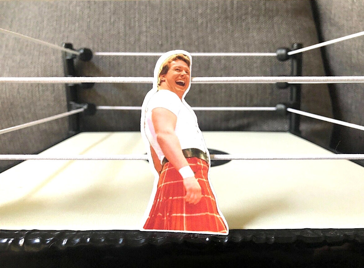 Rowdy Roddy Piper Sticker No.5 [Hot Rod - Wrestling - Ric Flair - Randy Savage - Ultimate Warrior - Hulk Hogan - Dusty Rhodes]