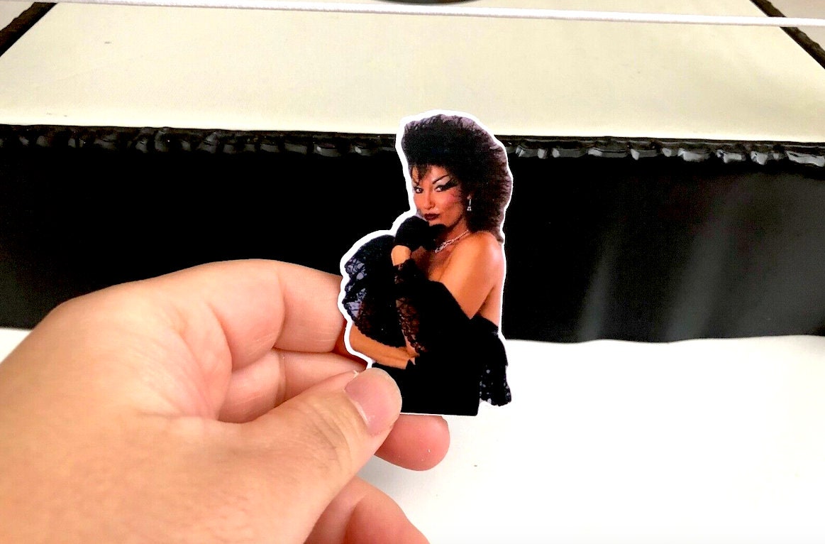 Sherri Martel Sticker (Ted Dibiase - Hulk Hogan - Randy Savage - Ric Flair - Ultimate Warrior)