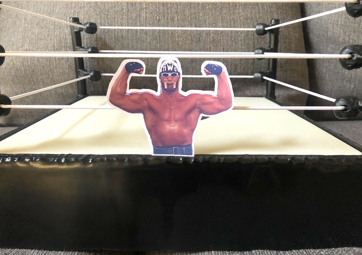 Hulk Hogan "Flexing" Sticker