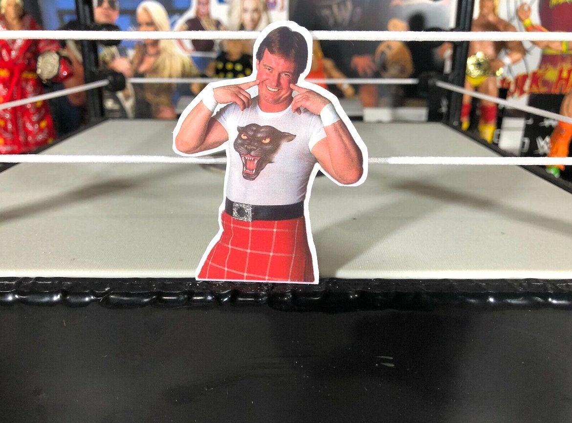 Rowdy Roddy Piper Sticker No.8 [Hot Rod - Wrestling - Ric Flair - Randy Savage - Ultimate Warrior - Hulk Hogan - Dusty Rhodes]