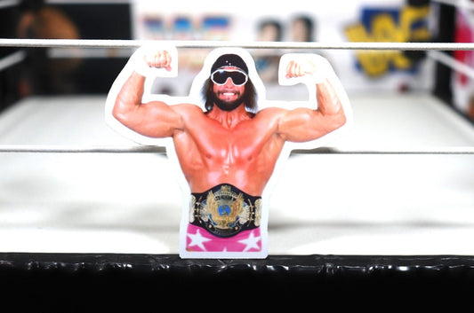 Macho Man Randy Savage "Cham-P-ion" Sticker