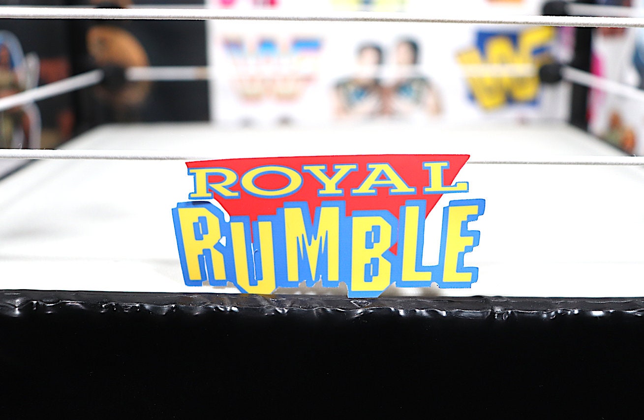 R0y@l Rumbl3 96 Sticker [Hulk Hogan - Bret Hart - Randy Savage - Ric Flair - Ultimate Warrior - Shawn Michaels]