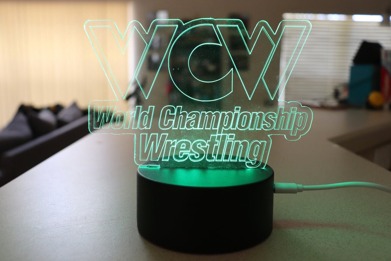 VVCVV LED Light [Hulk Hogan - Ric Flair - Macho Man - Wrestling - Randy Savage - Birthday - Gift - Home Decor - Lamp - Office - Desk]