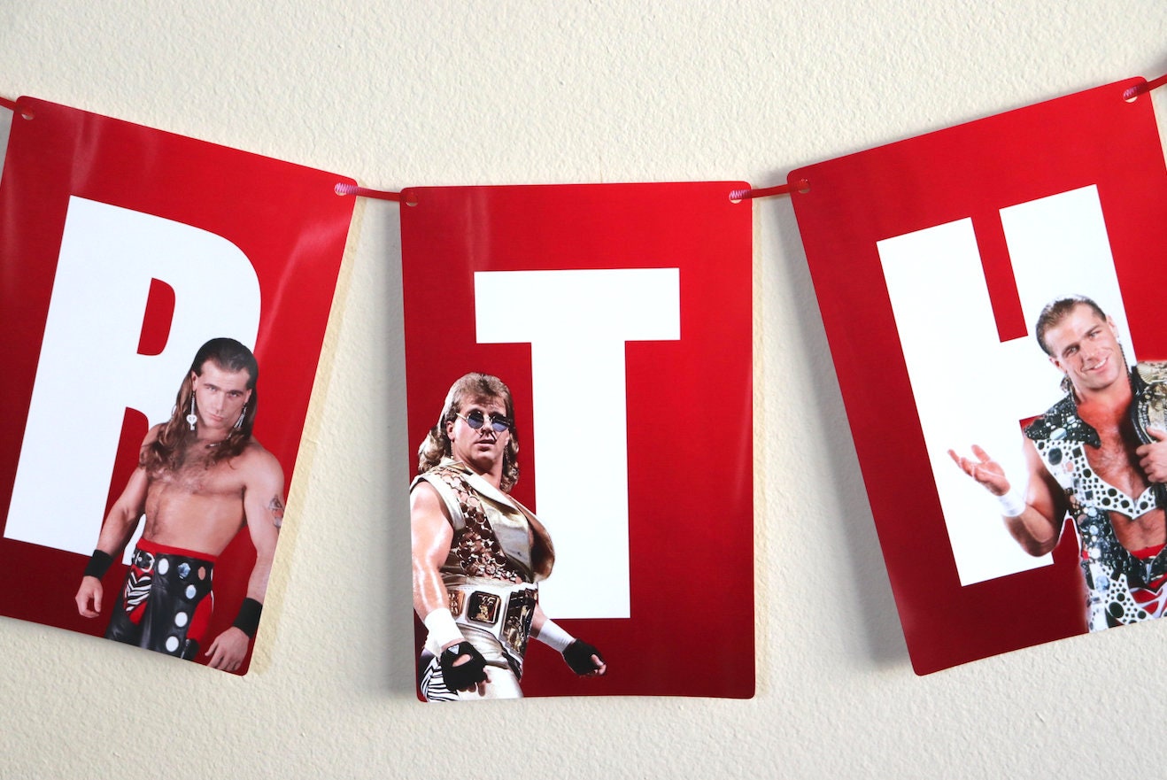 Shawn Michaels Happy Birthday Banner