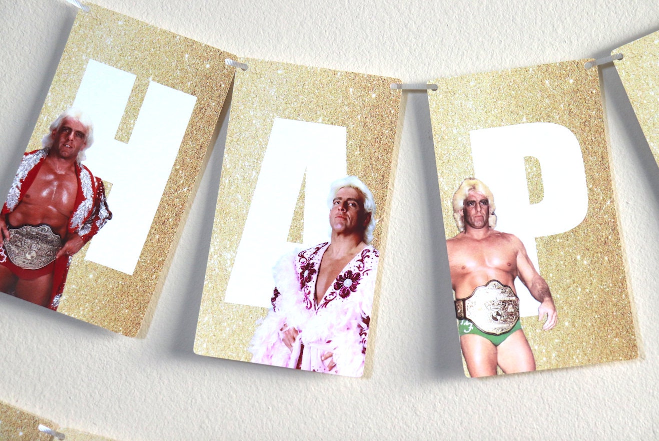 Ric Flair Happy Birthday Banner