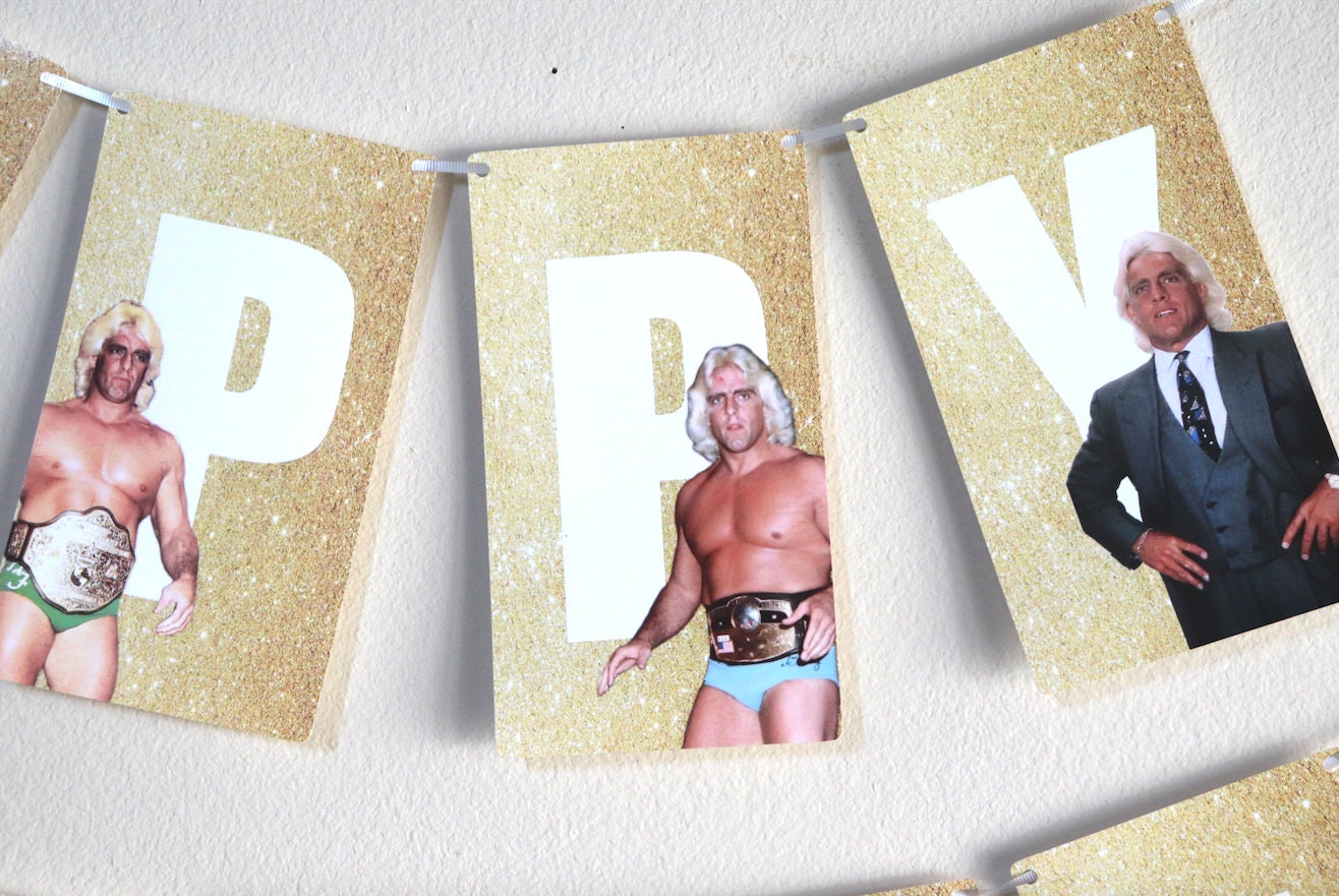 Ric Flair Happy Birthday Banner