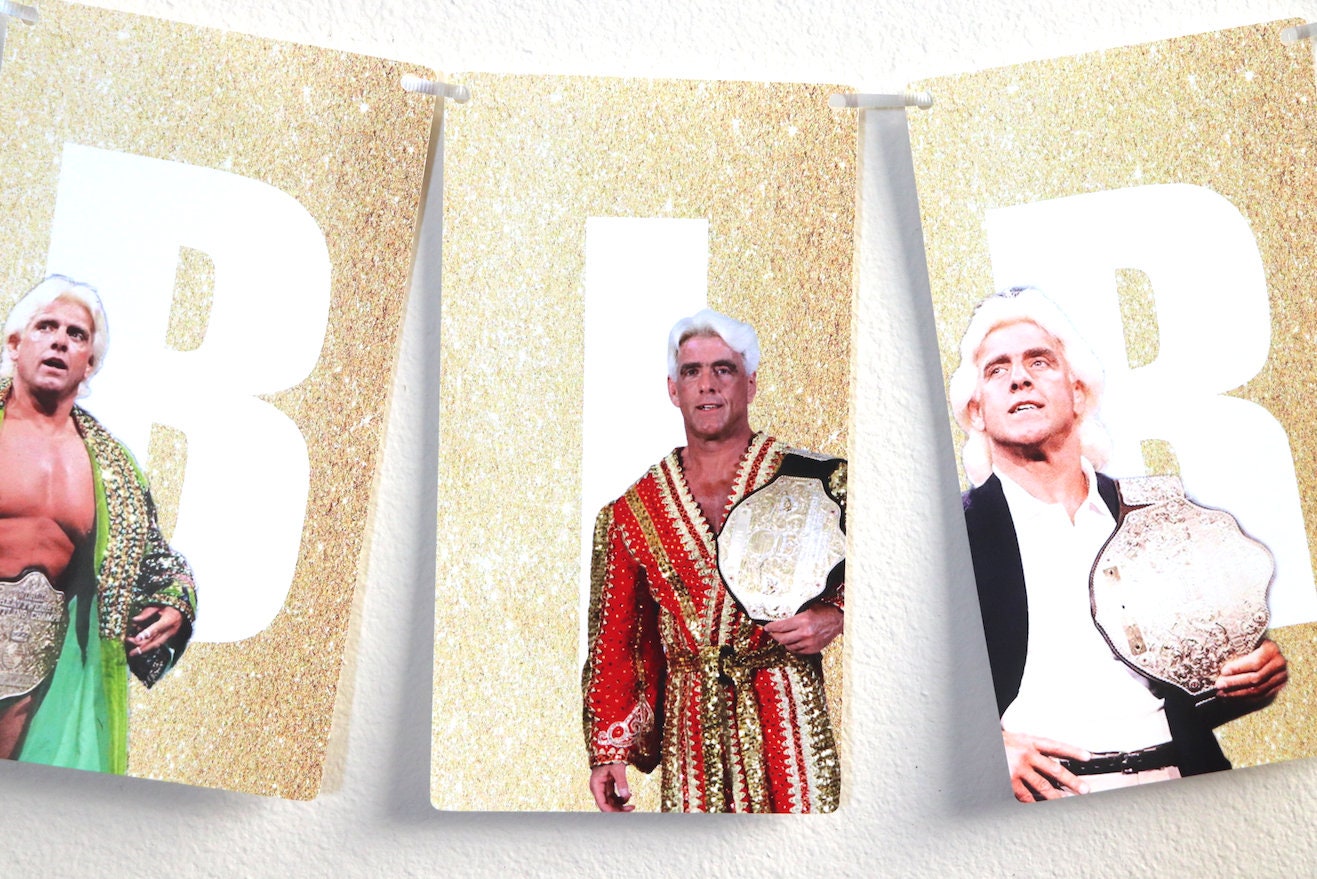 Ric Flair Happy Birthday Banner