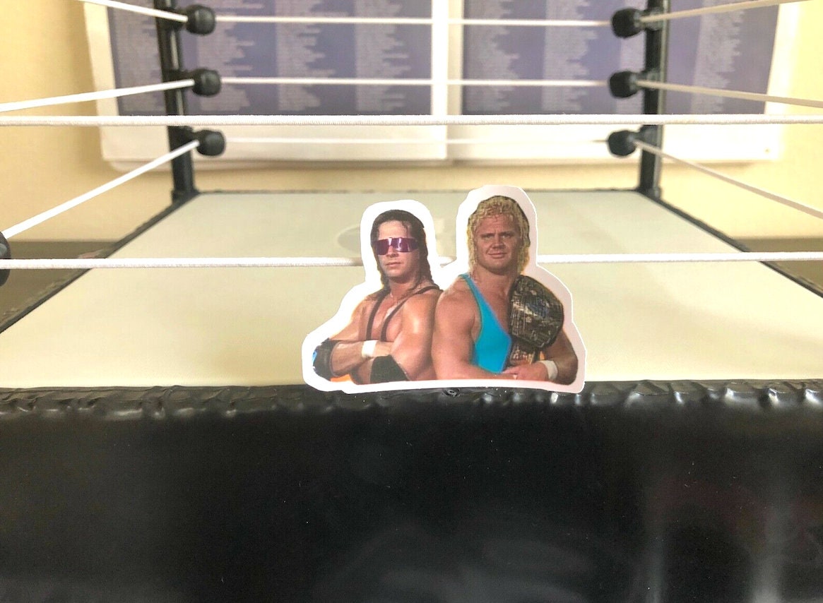 Bret Hart X Curt Hennig Sticker