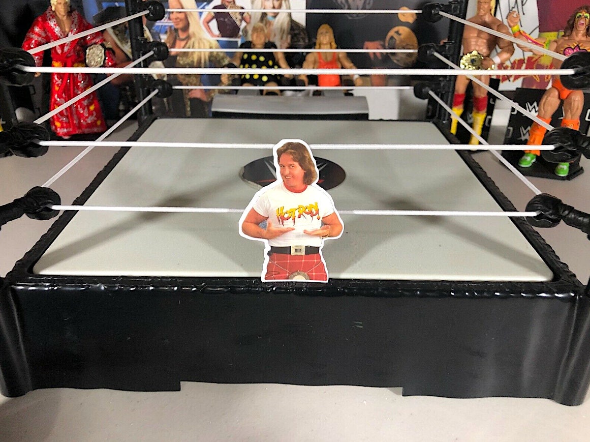 Rowdy Roddy Piper Sticker No.6 [Hot Rod - Wrestling - Ric Flair - Randy Savage - Ultimate Warrior - Hulk Hogan - Dusty Rhodes]