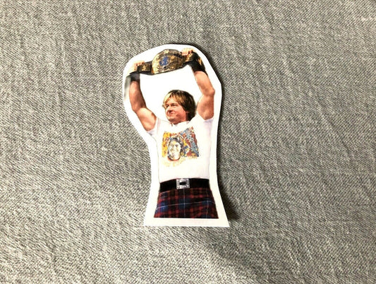 Rowdy Roddy Piper Sticker No.7 [Hot Rod - Wrestling - Ric Flair - Randy Savage - Ultimate Warrior - Hulk Hogan - Dusty Rhodes]