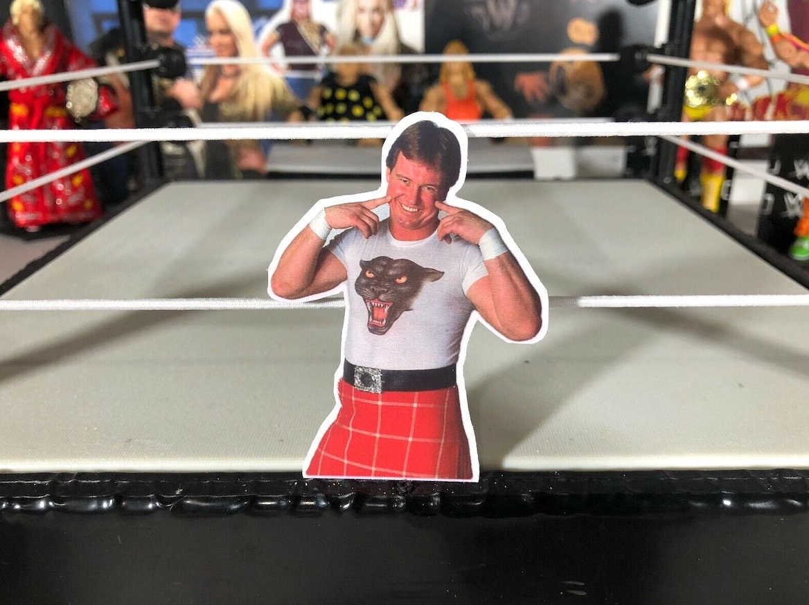 Rowdy Roddy Piper Sticker No.8 [Hot Rod - Wrestling - Ric Flair - Randy Savage - Ultimate Warrior - Hulk Hogan - Dusty Rhodes]