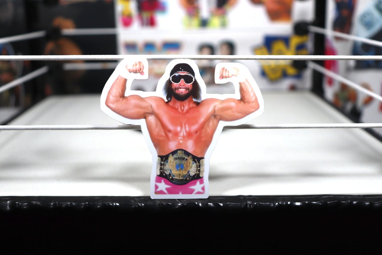 Macho Man Randy Savage "Cham-P-ion" Sticker