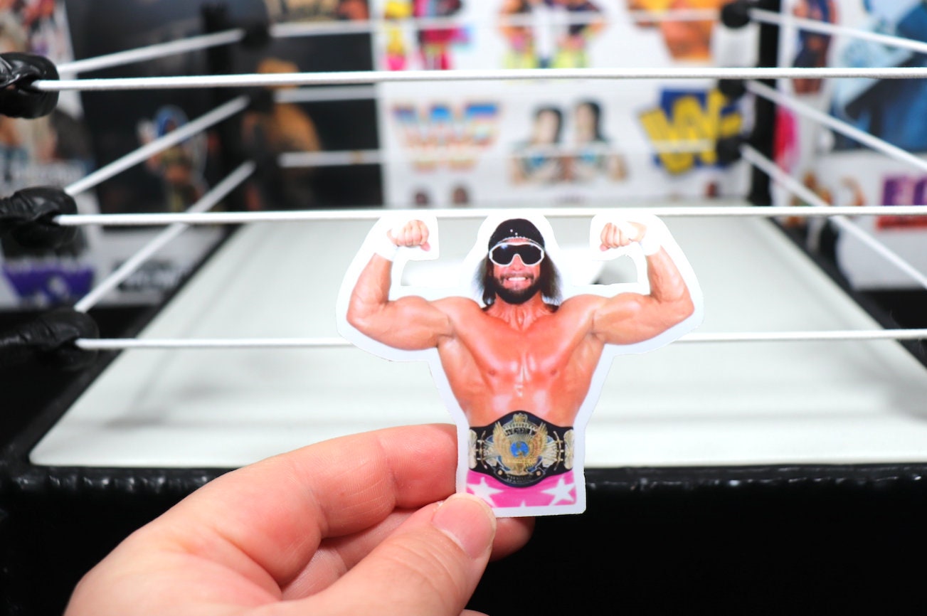 Macho Man Randy Savage "Cham-P-ion" Sticker