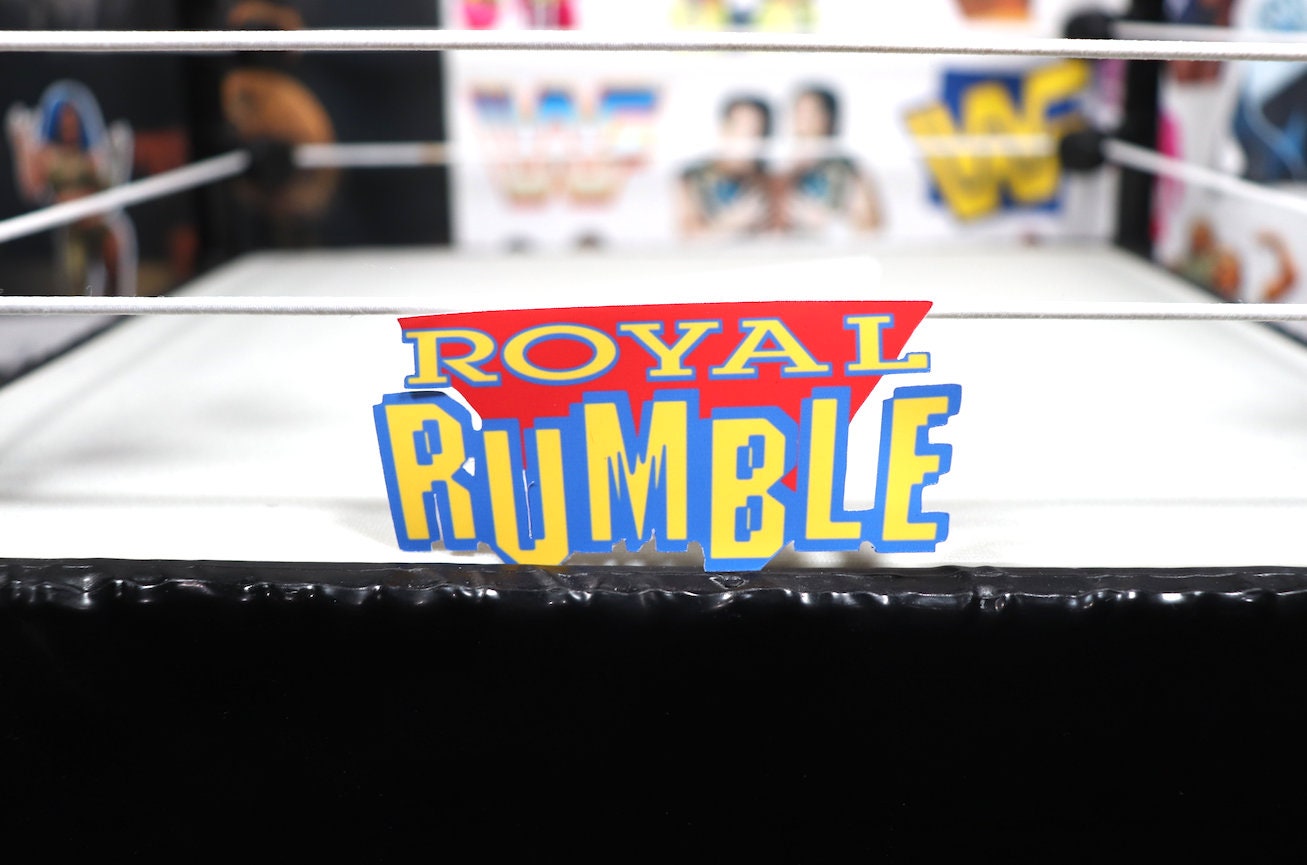 R0y@l Rumbl3 96 Sticker [Hulk Hogan - Bret Hart - Randy Savage - Ric Flair - Ultimate Warrior - Shawn Michaels]