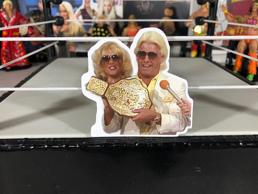 Ric Flair Sticker No.3 [Hulk Hogan - Randy Savage - Ultimate Warrior - Sticker - Home Decor - For Him - Valentine's Day Gift - Birthday]