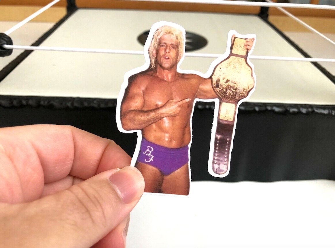 Ric Flair Sticker No.4 [Hulk Hogan - Randy Savage - Ultimate Warrior - NJPW]