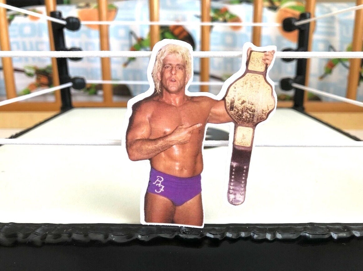 Ric Flair Sticker No.4 [Hulk Hogan - Randy Savage - Ultimate Warrior - NJPW]