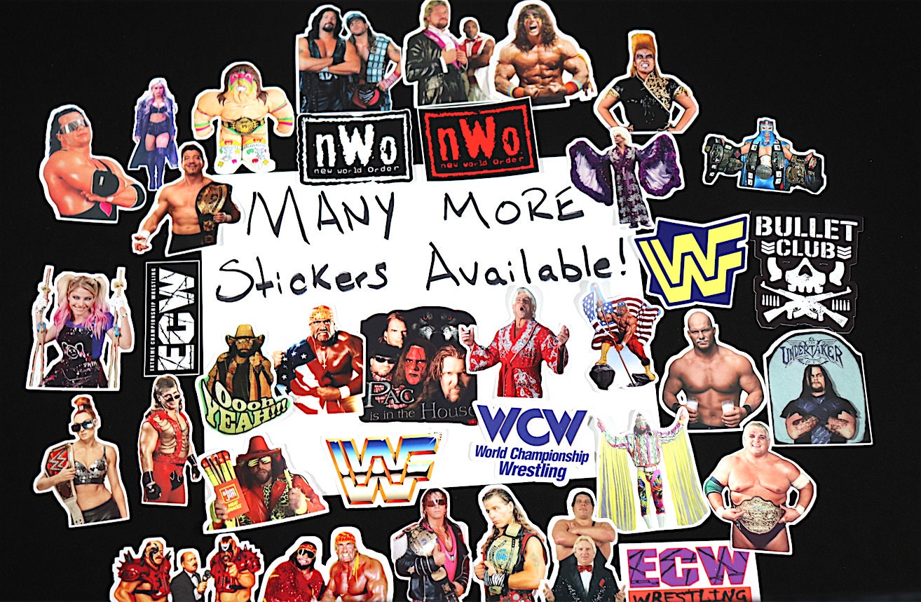 R@Z0r H@ll Sticker No.12 [Scott Hall - Ric Flair -  Hulk Hogan - Randy Savage - Ultimate Warrior]